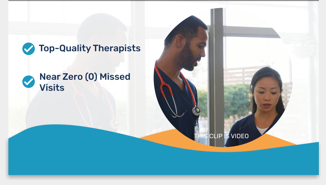 Top-Quality Therapists Near Zero (0) Missed Visits THIS CLIP IS VIDEO